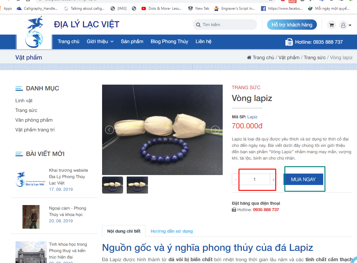 Chọn vật phẩm và số lượng cần mua